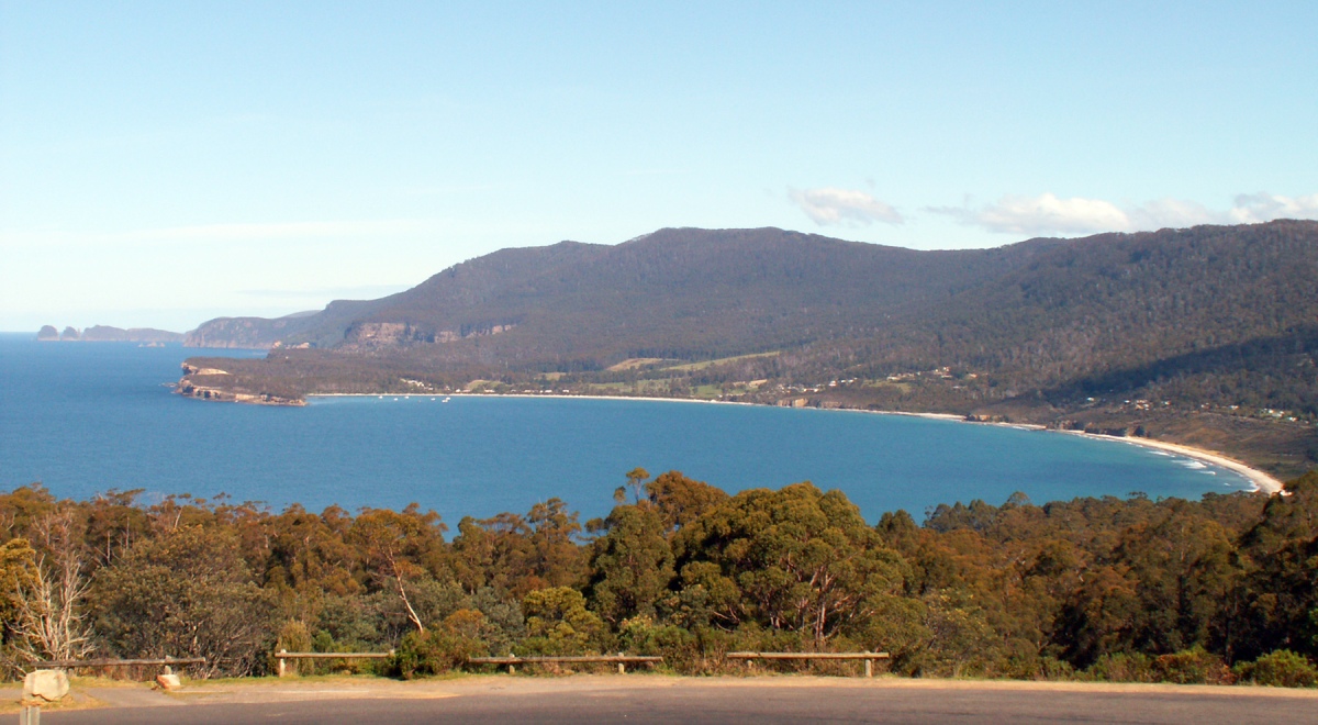 Eaglehawk Neck, Tasman Peninsula - the location of the Tasmanian Kaleidoscope Company